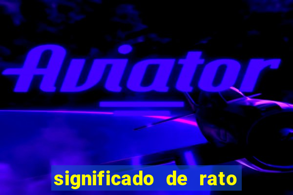 significado de rato na umbanda